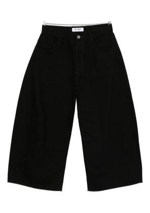 The Attico belt loops wide-leg jeans - Black