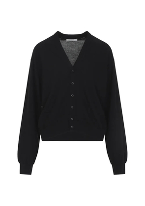 LEMAIRE V-neck buttoned cardigan - Black