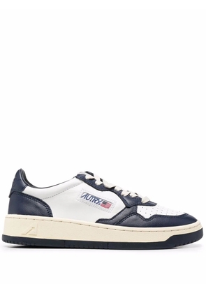 Autry side logo-patch sneakers - White