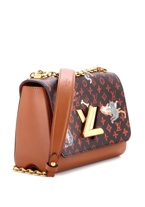 Louis Vuitton Pre-Owned Twist Handbag Limited Edition Grace Coddington Catogram Canvas MM shoulder bag - Multicolour