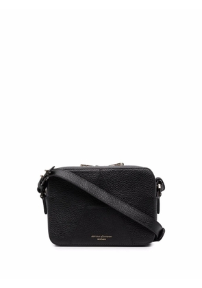 Aspinal Of London A embroidered-logo camera bag - Black