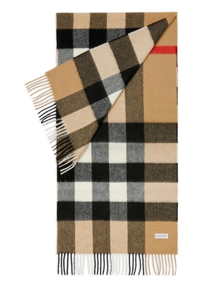 Burberry Vintage Check cashmere scarf - Neutrals