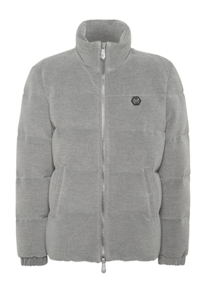 Philipp Plein quilted puffer jacket - Grey