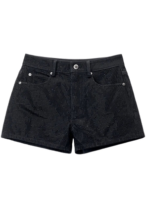 Alexander Wang high-rise denim shorts - Black