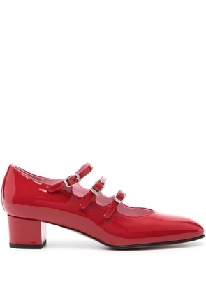 Carel Paris Kina 40mm leather pumps - Red