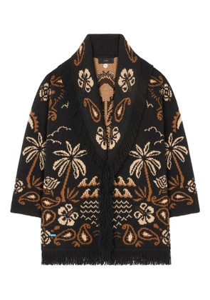 Alanui palm-tree fringe cardigan - Brown