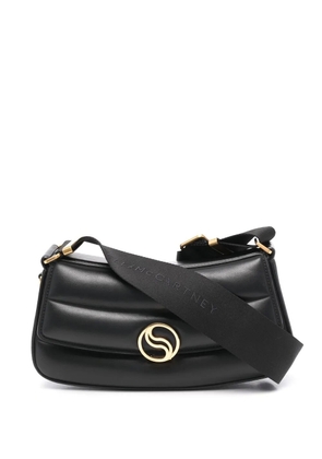 Stella McCartney S-Wave padded shoulder bag - Black