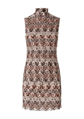 Missoni floral-lace sleeveless mini dress - Neutrals