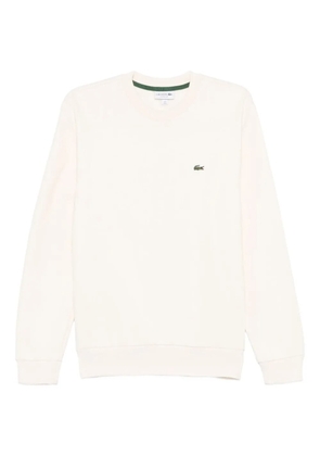 Lacoste logo-patch sweatshirt - Neutrals