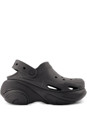 Crocs platform-heel clogs - Black