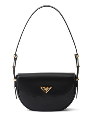 Prada Arqué leather shoulder bag - Black