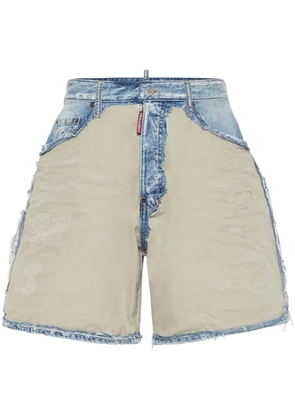 DSQUARED2 Semplice Carpenter denim shorts - Neutrals