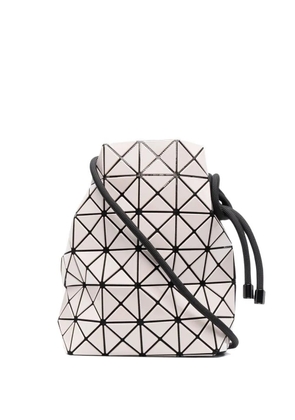 Bao Bao Issey Miyake geometric-pattern drawstring shoulder bag - Neutrals