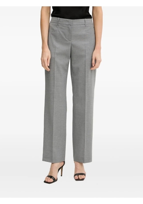 BOSS pleated welt-pocket trousers - Grey