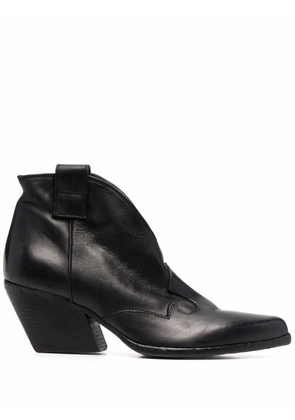 Elena Iachi Western-style leather boots - Black