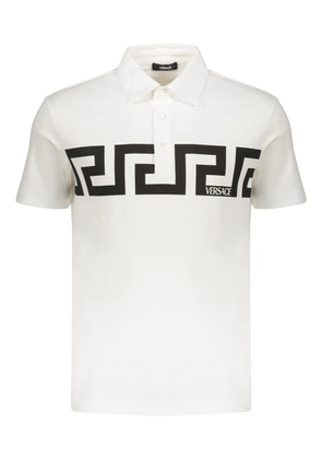 Versace cotton polo shirt - White