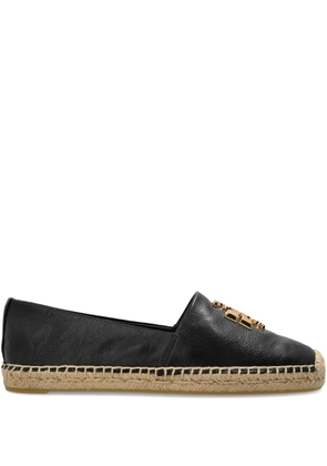 Tory Burch logo-embellished espadrilles - Black