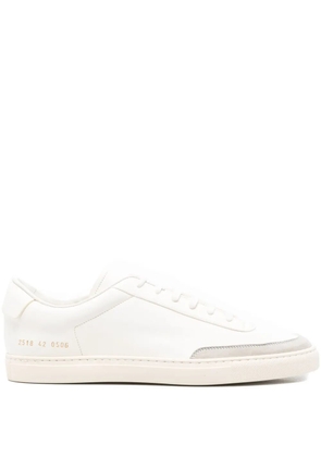 Common Projects leather panelled low-tops sneakers - White