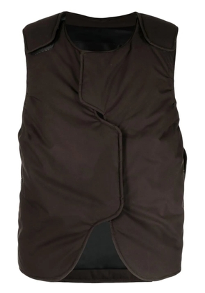 A-COLD-WALL* Form asymmetric gilet - Brown