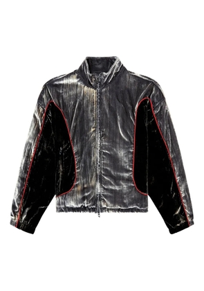 Diesel G-Riffin zip-up puffer jacket - Silver