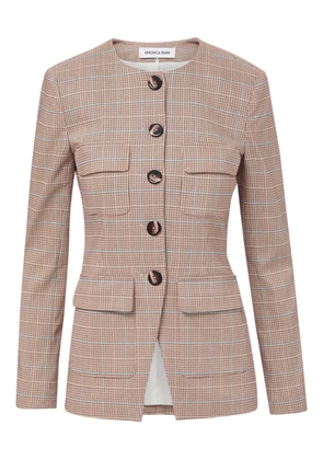 Veronica Beard Orrin checked pocket jacket - Neutrals