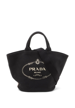 Prada Pre-Owned 2010s logo-print top-handle handbag - Black