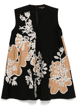 Biyan embroidered sleeveless dress - Black