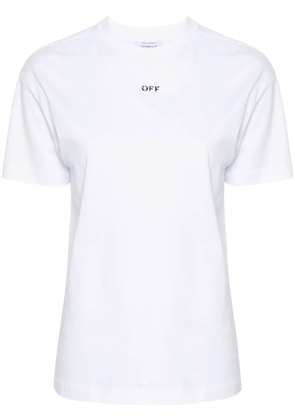 Off-White Diag-stripe cotton T-shirt