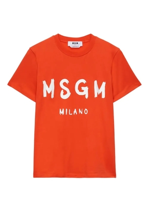 MSGM logo-print T-shirt - Red