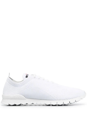 Kiton mesh low-top sneakers - White