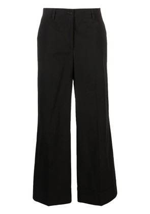 P.A.R.O.S.H. high-waisted wide-leg trousers - Black
