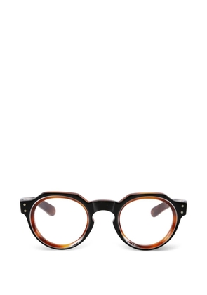 Kador Spike round-frame glasses - Brown