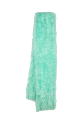 Nº21 turkey-feather scarf - Green