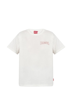 Diesel T-Normy-S17 embroidered T-shirt - White