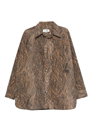MM6 Maison Margiela long-sleeve shirt - Brown