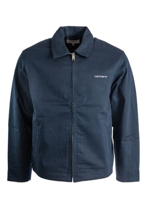 Carhartt WIP zip-up cotton jacket - Blue