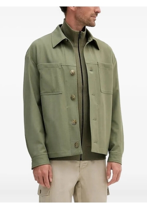 BOSS buttoned shirt jacket - Green