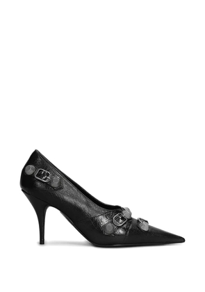 Balenciaga Cagole 90mm cracked pumps - Black