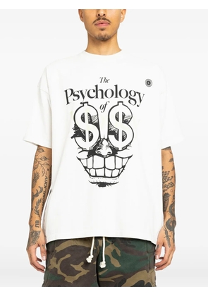 SATOSHI NAKAMOTO graphic-print T-shirt - White