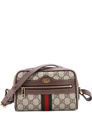 Gucci Pre-Owned Ophidia Shoulder Bag GG Coated Canvas Mini crossbody bag - Brown