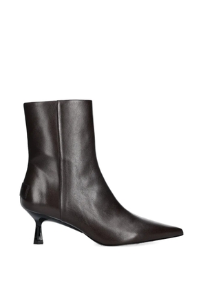 AllSaints Vivian pointed-toe zip ankle boots - Brown