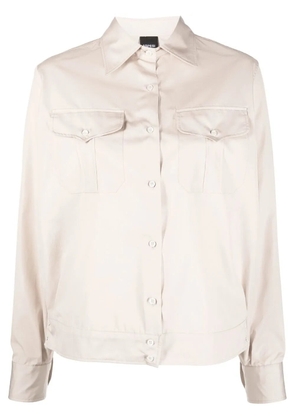 ASPESI chest flap pocket shirt - Neutrals