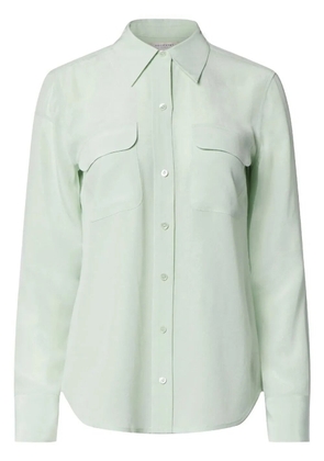 Equipment silk long-sleeve shirt - Green
