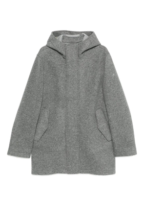 Manuel Ritz hooded wool coat - Grey