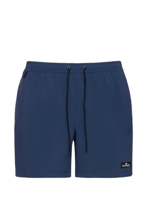 Sundek striped-detail elasticated swim shorts - Blue