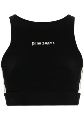 Palm Angels logo-print performance top - White