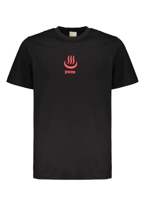 Perks And Mini crew-neck logo-embroidered T-shirt - Black