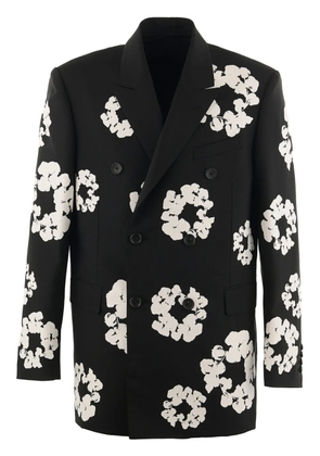 SAINT MXXXXXX x Denim Tears Cotton Wreath blazer - Black