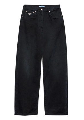 Prada wide-leg selvedge jeans - Black