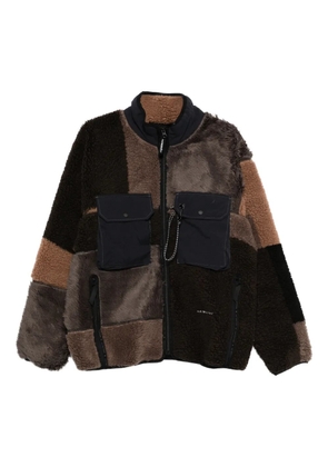 and Wander patchwork jacket - Brown